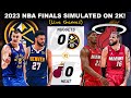 Simulating the 2023 NBA Finals on 2K! (Nuggets VS Heat)