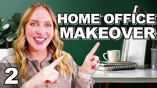 EXTREME DIY HOME OFFICE MAKEOVER (Part 2)