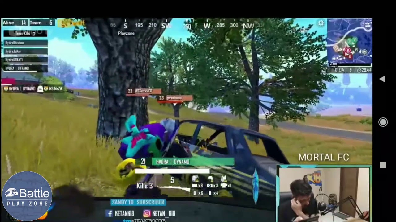 Soul vs Hydra, Nova vs Cosmic, Dynamo vs Gareboo, streamers battle epic fights pubg mobile