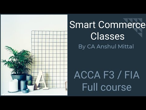 ACCA - F3/FIA - Chapter 6 - Inventory (Part 1) Full Course