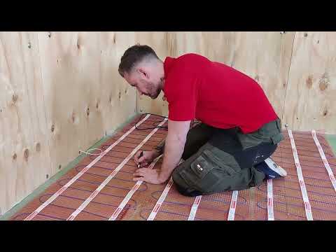 PVC150 Нагрівальний мат 1m² 150W, видео 1