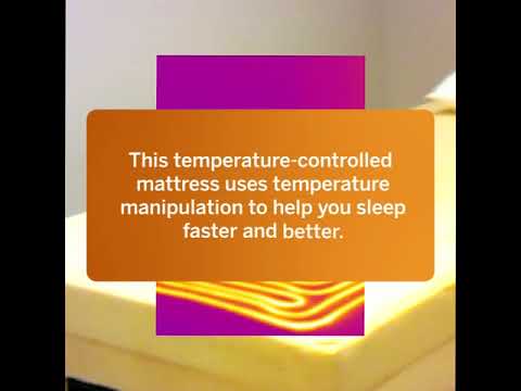 Sleep Better and Faster with this Temperature Controlled Mattress