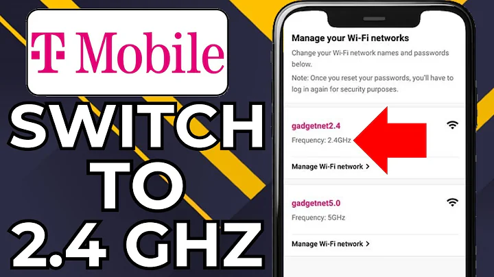 HOW TO CHANGE T-MOBILE INTERNET TO 2.4 GHZ (2025)