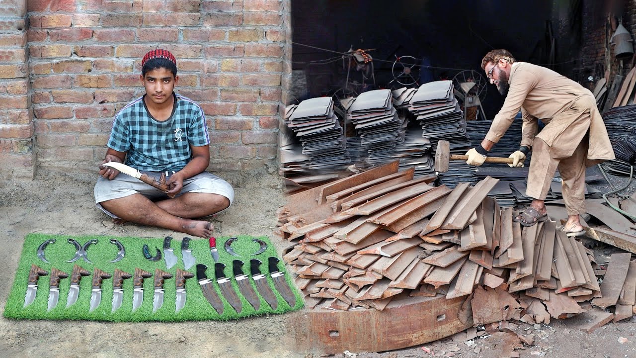 Process of Making Razor Sharp Hunting Knife | Amazing Knife Manufacturing Process