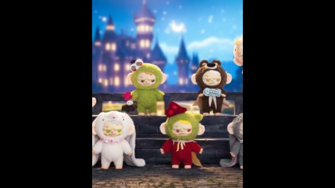 PITENAUGHT - Elf - Display av 6 gosedjur 17 cm - Mystery Box