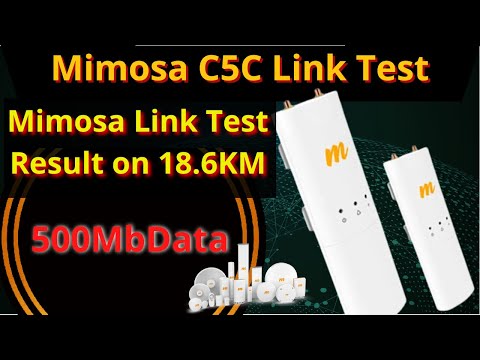 Mimosa C5C Link Bandwidth Test on 18 KM | Mimosa C5C P2P Link Test | Mimosa C5C | iT Info