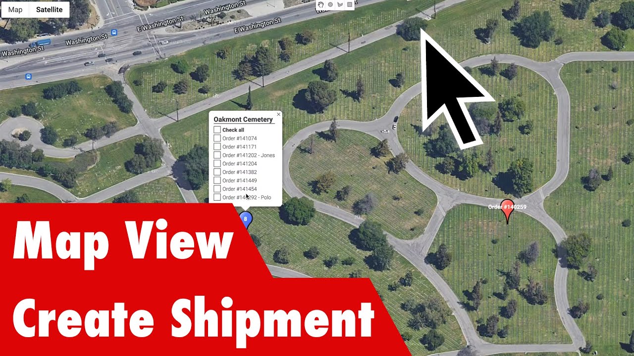 How To Create A Shipment With Map View - YouTube