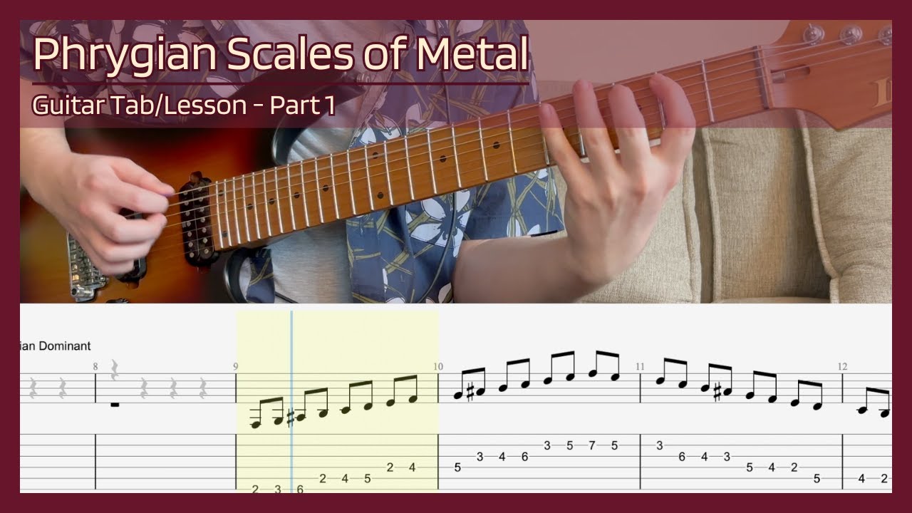 Phrygian Scales of Metal (Part 1) - Beginner Guitar Tab | Lesson | Tutorial
