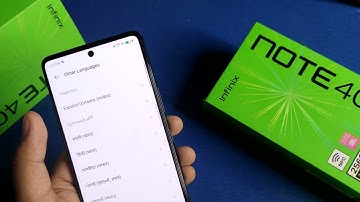 Infinix Note 40 5G Change Language - How to add Language on Infinix Note 40 Pro 5G