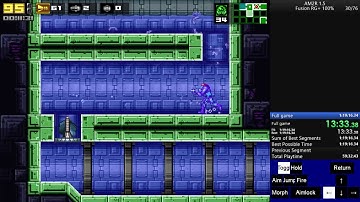 AM2R 1.5 Fusion Rando 100% in 1:19:13 RTA 1:09:03 IGT