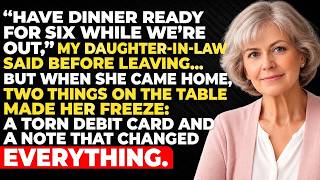 Have Dinner Ready for Six While We're Out, My Daughter-in-Law Said Before Leaving… But When She...