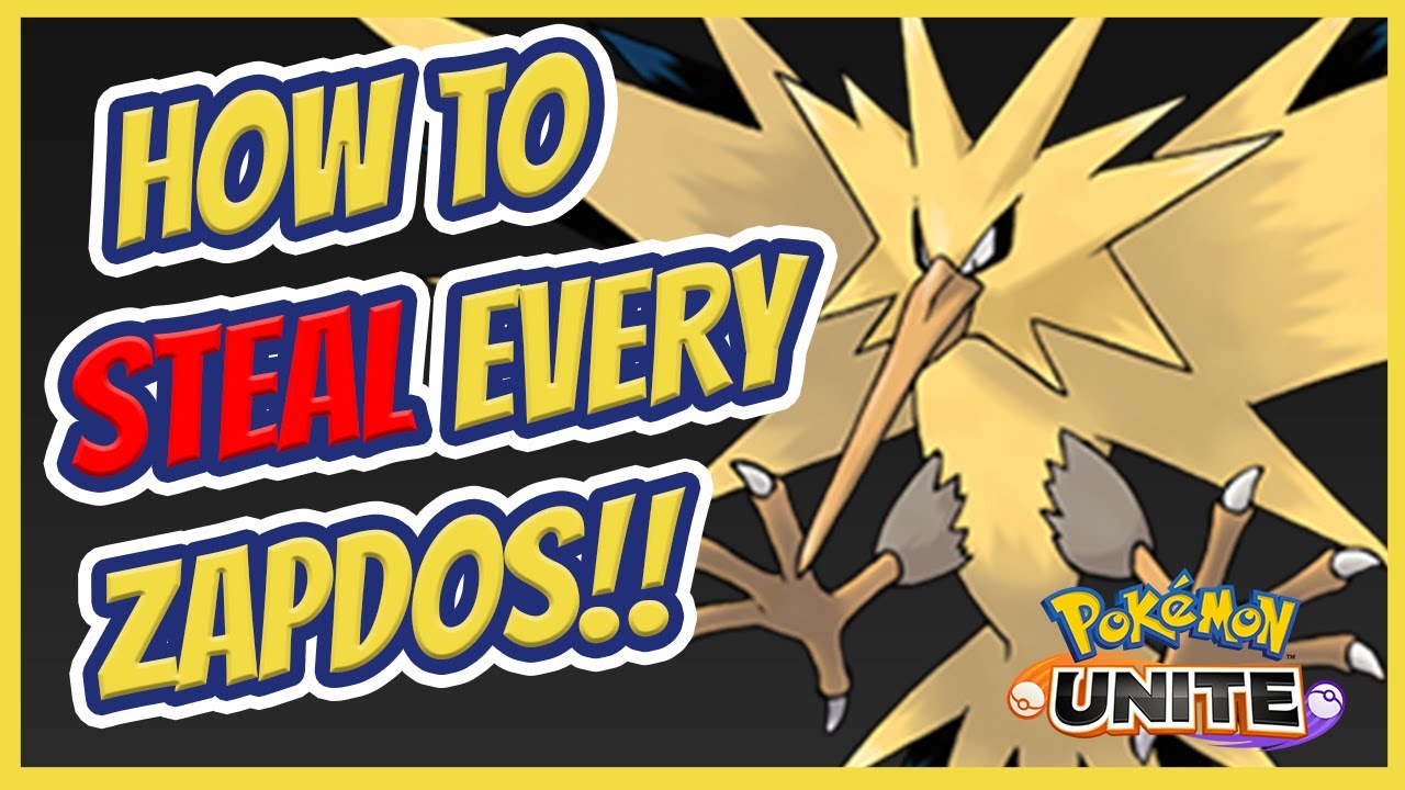 How to STEAL Zapdos | Pokemon UNITE Zapdos Guide