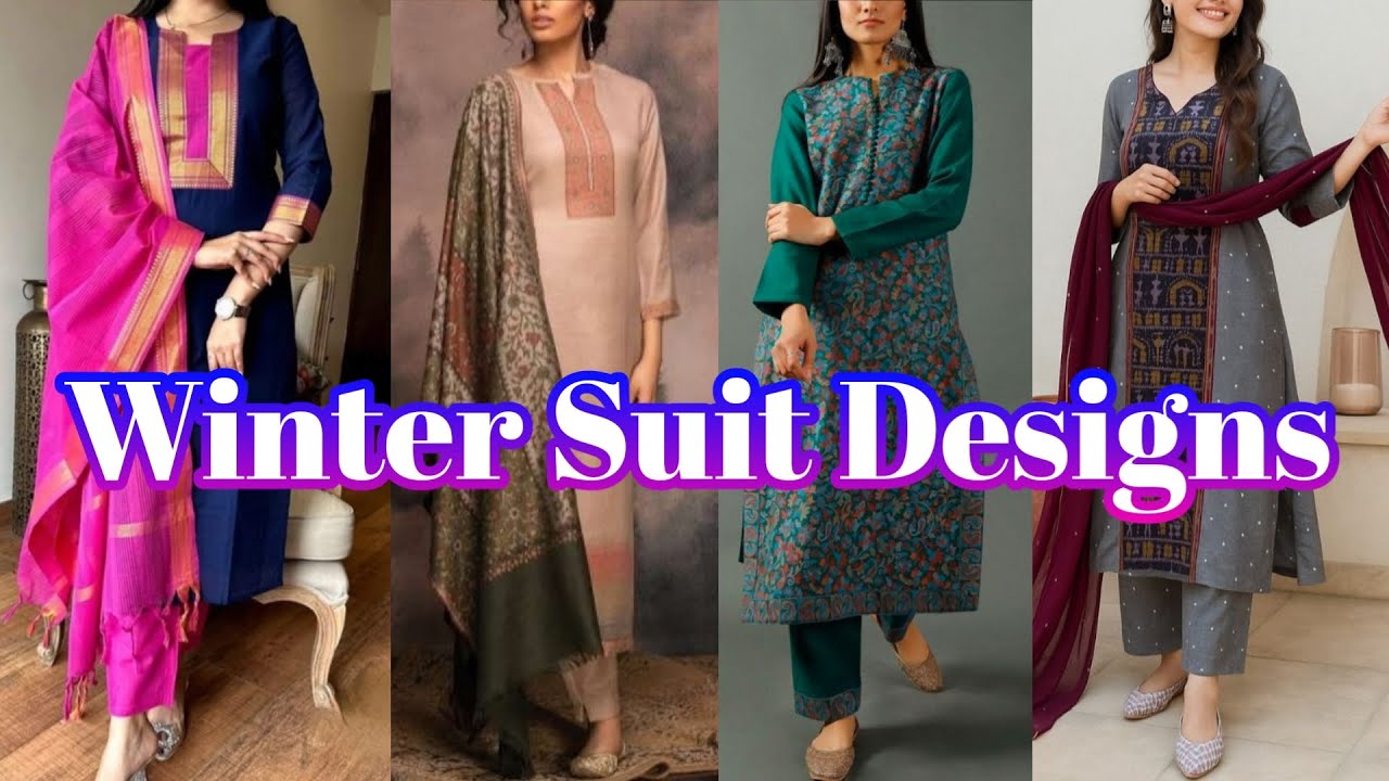 Plus Size Winter Suit Designs Ideas || Pashmina Suit Styles For Plus Size Women || by Look Stylish