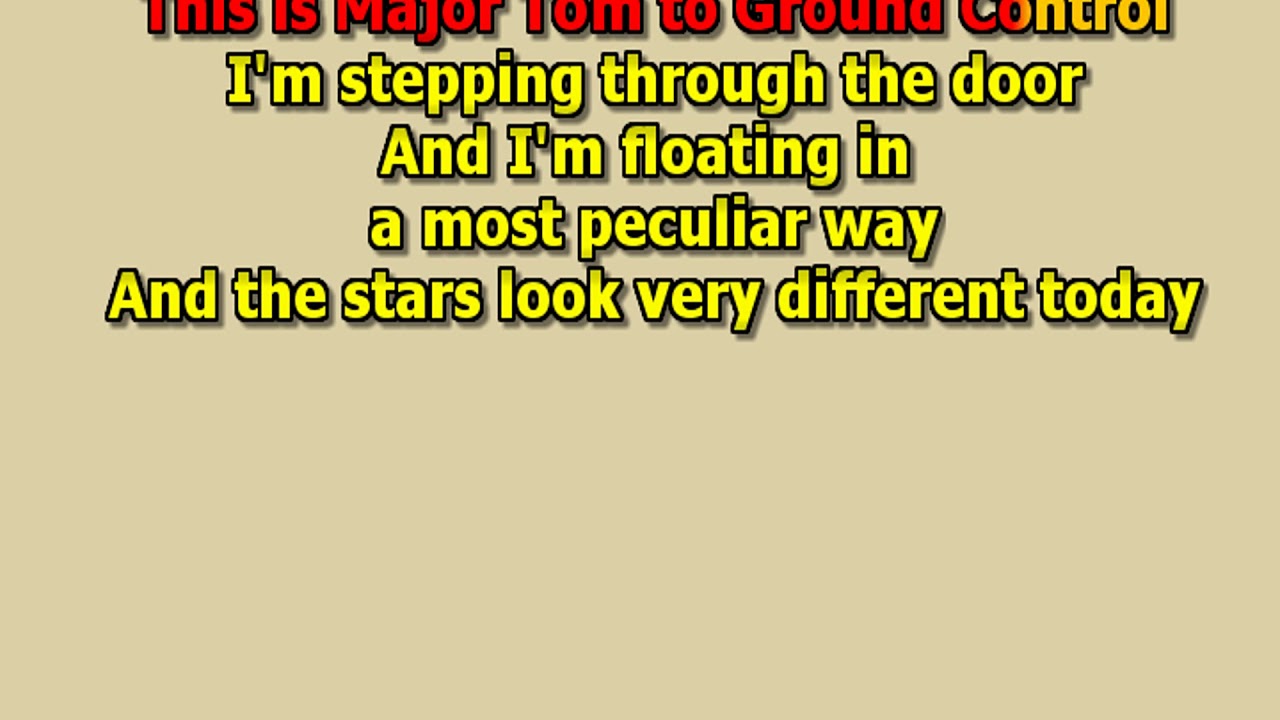 Space Oddity David Bowie lyrics only western guitar solo epiano mizo vocals cover YouTube