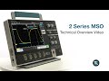 Tektronix 2 Series Mixed Signal Oscilloscope, The Thinnest, Coolest Oscilloscope.