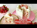 🍰 El MEJOR Pastel de FRESAS con CREMA para VENDER 🤑💵 ¿No sabes qué postre hacer? Prueba esta receta!