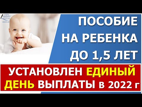 Сроки выплаты пособия по уходу за ребенком до 1.5 лет