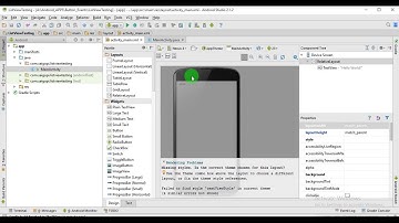 solution:Rendering Problem : Missing Styles.is the correct theme chosen for this layout?
