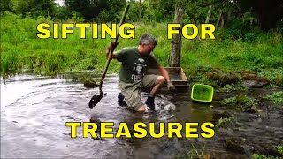 Sifting Sand And Water For Cold Spring Treasures