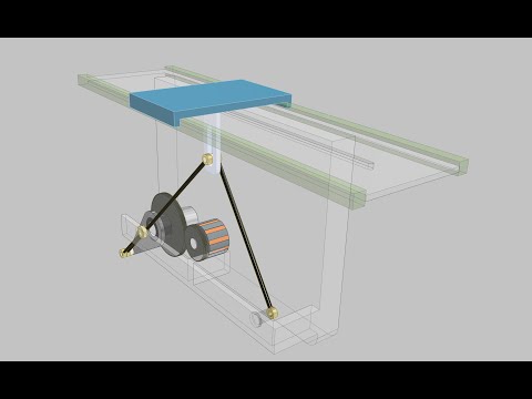 早送り機構を使用した往復運動