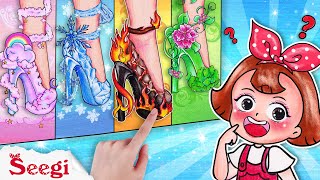 Video-Miniaturansicht von „Princess Magic Shoe | The Princess Lost Her Shoe |  Seegi Nursery Rhymes & Kids Songs“