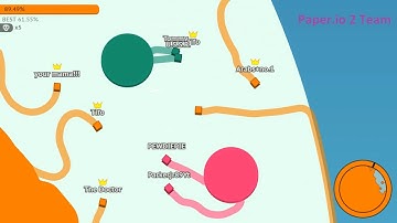 Paper.io 2 Team Map Control: 100.00% [The Master]