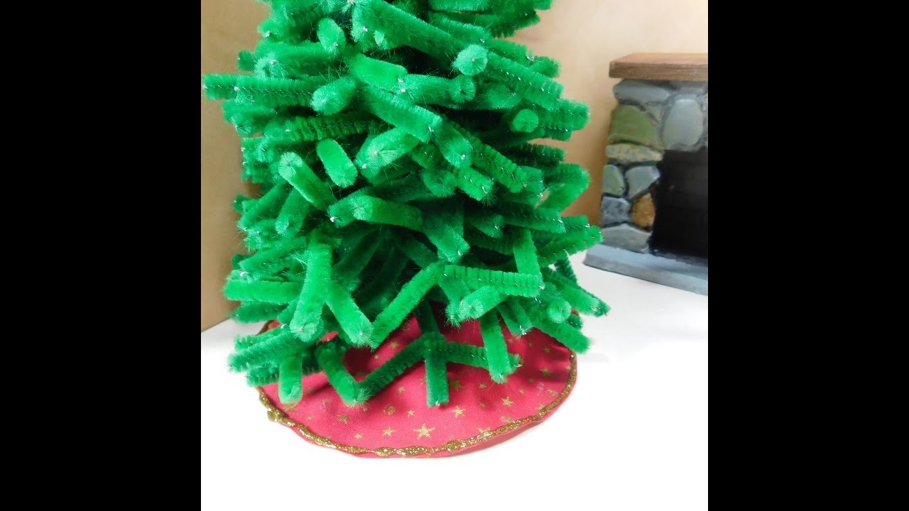 Dollhouse Miniature Christmas Tree Skirt Dollhouse Miniature Christmas Tree Skirt
