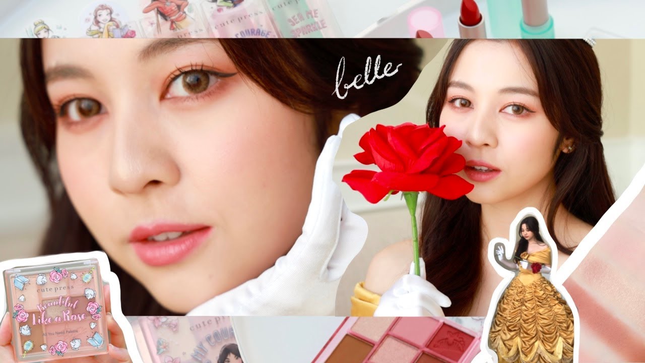 👑 BELLE MAKE UP แต่งหน้าเจ้าหญิงเบลล์ + รีวิว Cute Press เจ้าหญิงดิสนีย์ ปังมาก! | Babyjingko