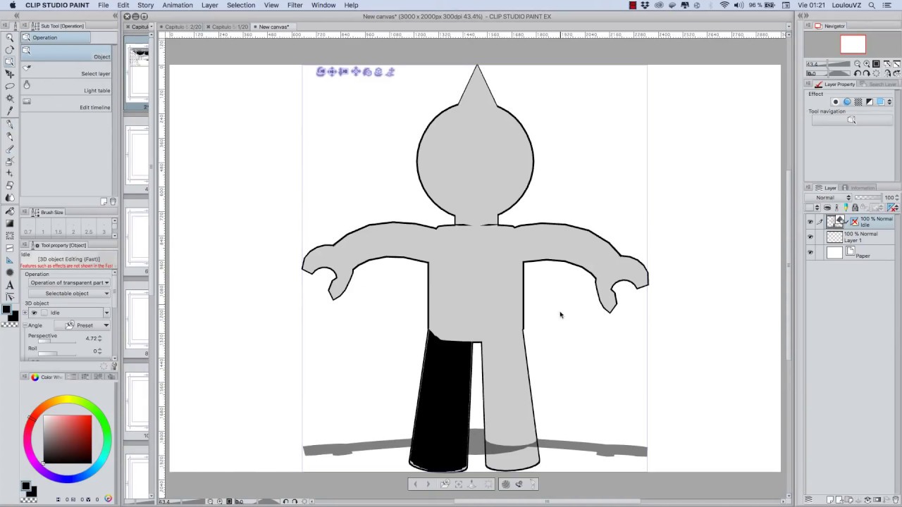 Making A 3d Model For Clip Studio Youtube