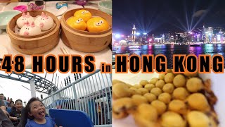 48-hour hong kong travel vlog | tsim sha tsui night view, toys story
display, ocean park & must eats