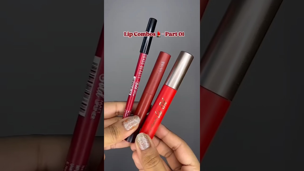 Lip Combo Series (Part-01) #viralbeauty #trending #lipstick  #ugcbeauty #makeup #fypage
