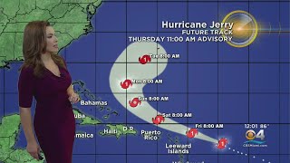 Tracking The Tropics: Hurricane Jerry 9/19 12PM