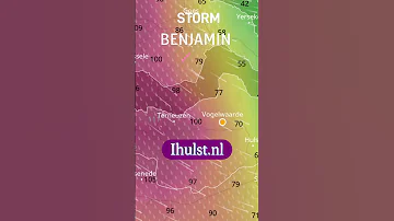 Storm Benjamin in Hulst Netherlands : 23 october 2025
