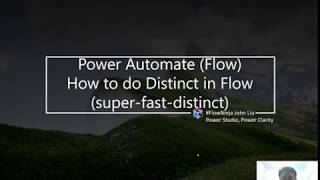 Flow how to do super fast distinct with union