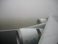 EXTREME FOG Landing at schiphol from New york JFK