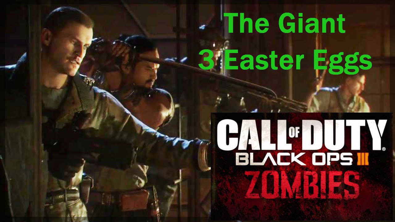 Call of Duty Black Ops 3 Zombies The Giant Easter Eggs YouTube