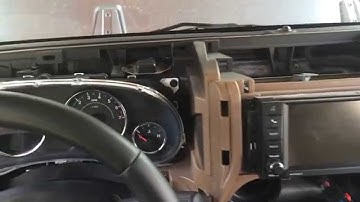 Jeep JK Wrangler Unlimited dash rattle