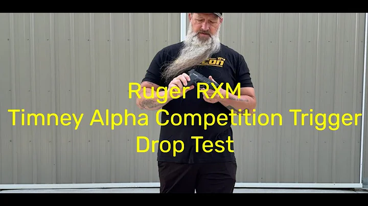 Ruger RXM - Timney Alpha Comp Trigger - Drop Test