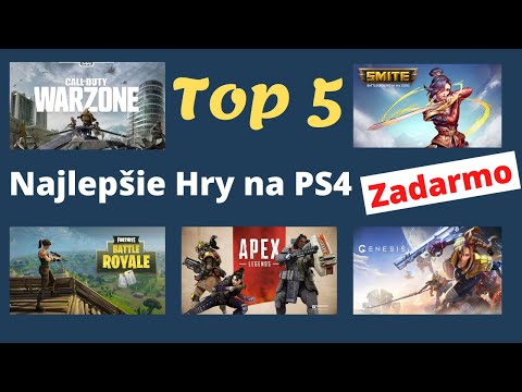 TOP 5 👉 Najlepšie hry na PS4 ZADARMO 👍