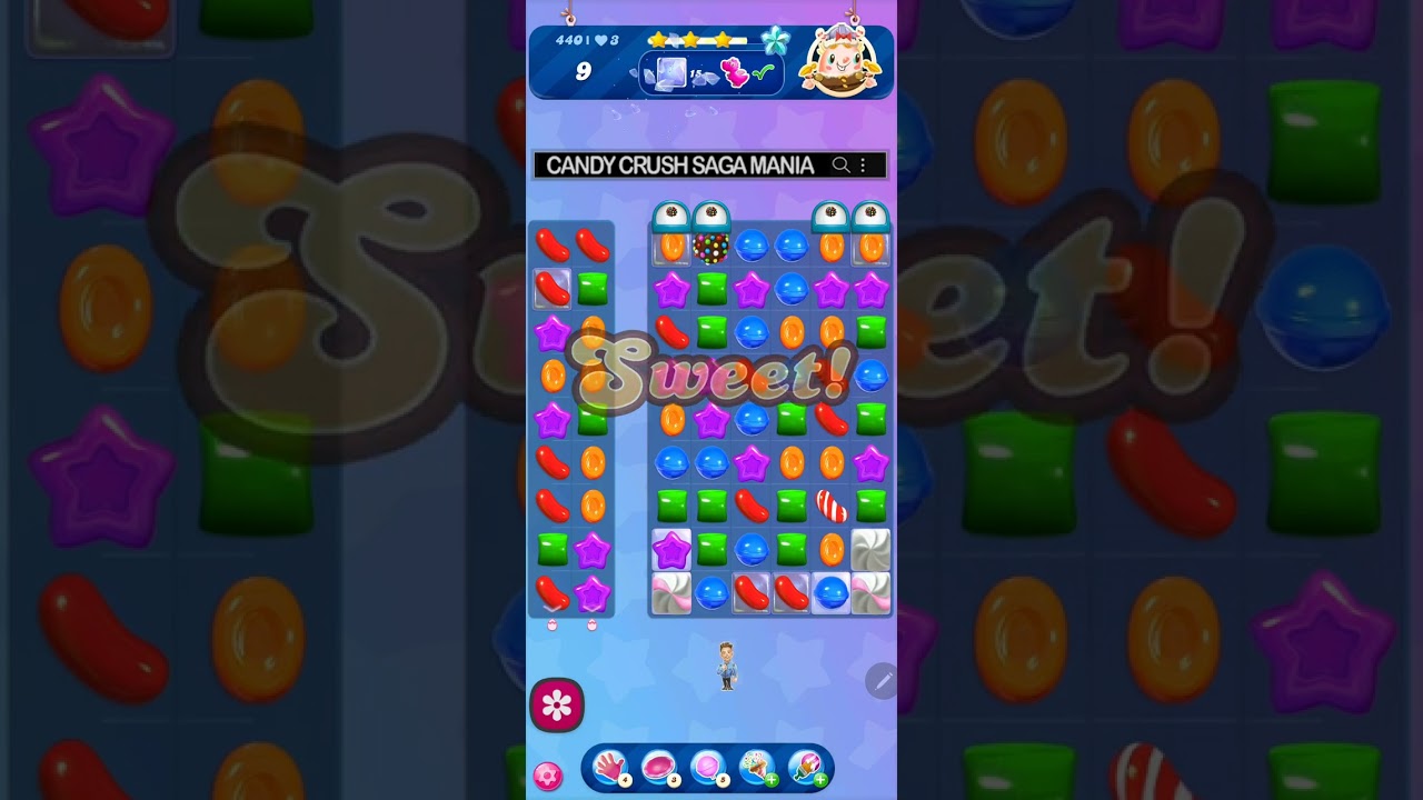 Candy Crush Saga Level 440 NO BOOSTERS ✅🔄 All Star 2024 Passed on First Try 29 ROMAN KEMP