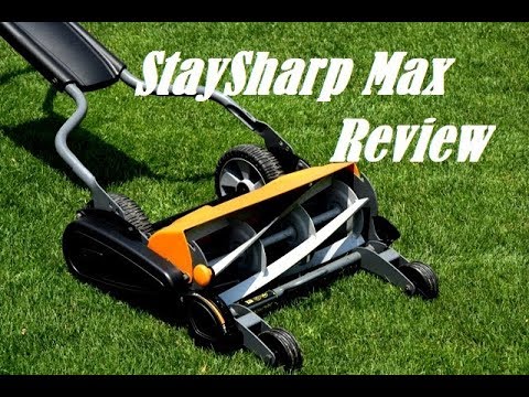 Fiskars StaySharp Max Reel Mower Review 