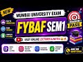 EXAM PASS🔥|FyBAF sem1 nep| Imp QUESTION Exam|Syllabus Paper Pattern||Mumbai University Exam|ARK sir