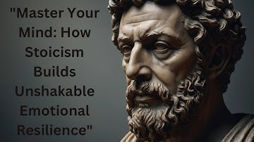 “Master Your Mind: How Stoicism Builds Unshakable Emotional Resilience” 💆‍♀️