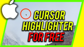 How to Get a Mouse Cursor HIGHLIGHT TOOL in Mac
