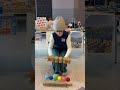 【問題】小学4年生の少女は10個中，何個玉をのせるでしょう？ ‪#けん玉 #kendama