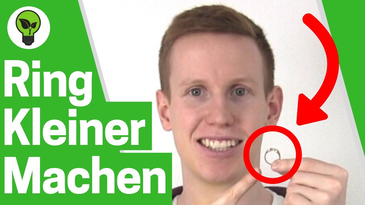 Ring Verkleinern ✓ TOP ANLEITUNG: Was tun, wenn Ringe zu Groß? 👉 Wie Ring  Kleiner und Enger Machen? 