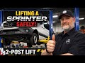 How to Safely Lift a Mercedes-Benz Sprinter on a 2-Post Lift
