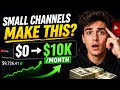 How Small YouTubers Actually Make $1,000–$10,000/Month (Step-by-Step)