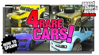 How to Spawn 4 RARE Street Vehicles Including the Chrome Dubsta! GTA Online
