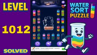 Water Sort – Level 1012 | Walkthrough Solution